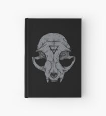 Cat Skull Hardcover Journal
