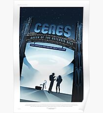 Ceres - NASA/JPL Travel Poster Poster