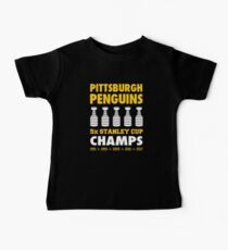 Pittsburgh Penguins 5x Champs Baby Tee