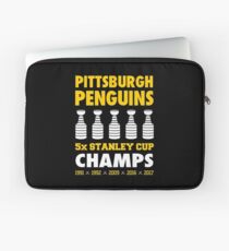 Pittsburgh Penguins 5x Champs Laptop Sleeve