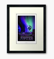 Jupiter - NASA/JPL Travel Poster Framed Print