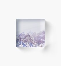 Mountains Acrylic Block
