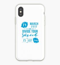 19th March - Zurich #DivideTour iPhone Case
