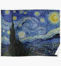 The Starry Night by Vincent van Gogh Poster