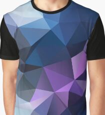 Abstract print geometrical pattern of triangles polygon. Fabric design in bright colors Graphic T-Shirt
