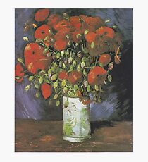 Vase with Red Poppies by Vincent van Gogh Photographic Print