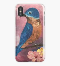bird sitting on branch iPhone Case/Skin