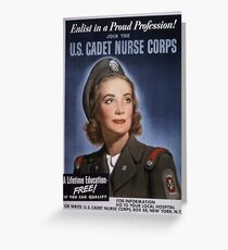 Join the US Cadet Nurse Corps Greeting Card
