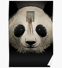 Panda window cleaner 03 Poster