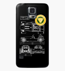 Super 7 Caterham Diagram 16Valve WHT Case/Skin for Samsung Galaxy
