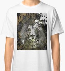 LION PRIDE INK SPLASH ANIMAL ABSTRACT PORTRAIT Classic T-Shirt