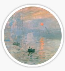 impression, sunrise Sticker