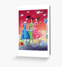 Wine O'Clock! Greeting Card