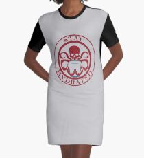 Stay Hydrated Graphic T-Shirt Dress