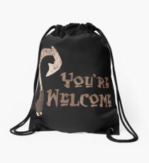 Magical Fish Hook - You're Welcome! Drawstring Bag
