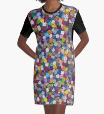 Gamer Dice Graphic T-Shirt Dress