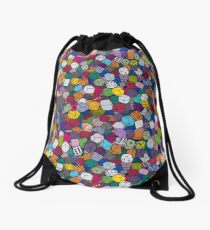 Gamer Dice Drawstring Bag