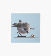 Water-colored Brushed Sandpiper Art Board
