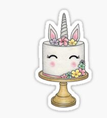 Unicorn cake Sticker
