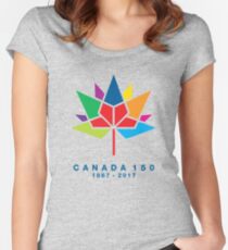 Canada 150 Women's Fitted Scoop T-Shirt