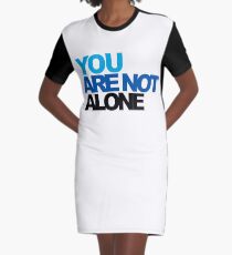 You Are Not Alone - Dear Evan Hansen Graphic T-Shirt Dress