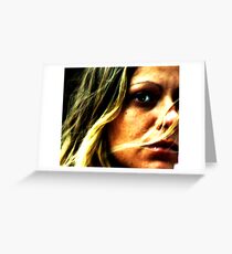 Lady Greeting Card