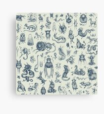 Beings and Creatures Canvas Print