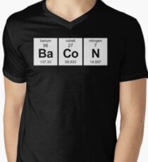 Bacon Periodic Table Men's V-Neck T-Shirt