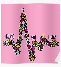 Healing Is Not Linear Poster