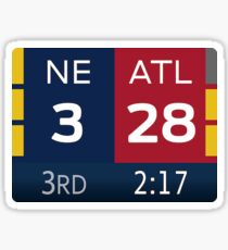 Super Bowl LI Comeback Sticker
