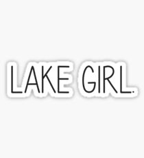 Lake Girl Sticker