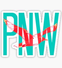 PNW Coastal Seagull Sticker