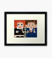 Alien Investigators Framed Print
