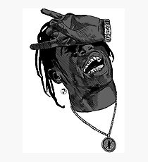 La Flame gray Photographic Print