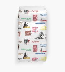 Sondheim Musicals Duvet Cover