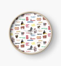 Sondheim Musicals Clock