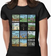 Raising Horizons TrowelToon BLACK Women's Fitted T-Shirt