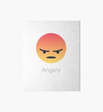 Facebook Angry/Angery React Store. Be Angery. Art Board