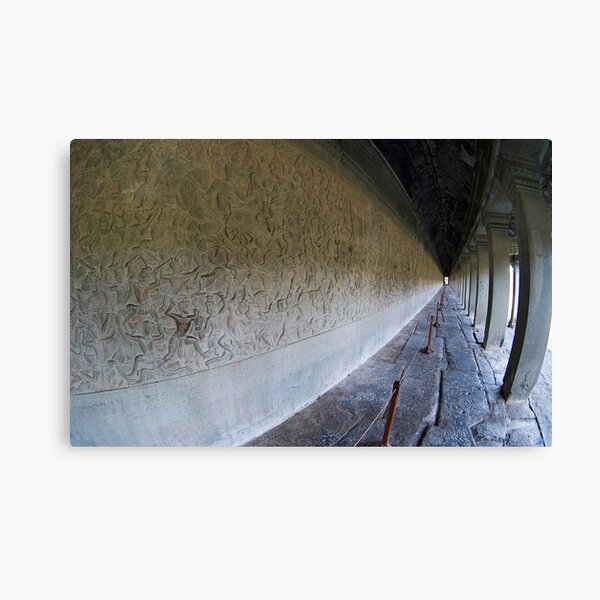 Angkor Wat Bas Reliefs Canvas Print