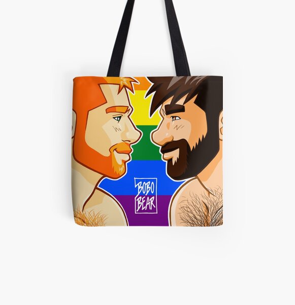 ADAM + BEN - GAYPRIDE All Over Print Tote Bag