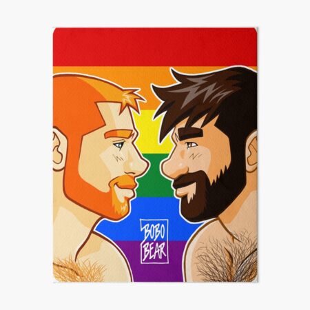 ADAM + BEN - GAYPRIDE Art Board Print