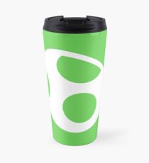 Yoshi Symbol - Super Smash Bros. (white) Travel Mug