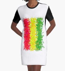 Feuilles de Rasta Robe t-shirt