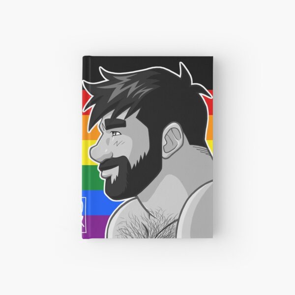 ADAM + BEN - GAYPRIDE - BLACK/WHITE Hardcover Journal