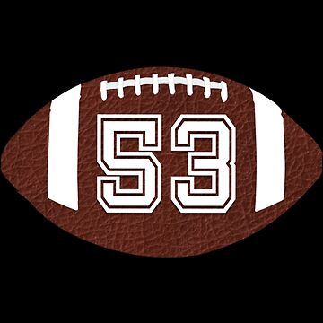 American Football Jersey No 53 Uniform Back Number 53 Classic T-Shirt  Essential T-Shirt for Sale by edithazjanie