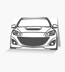 simple speed 3 filled Greeting Card