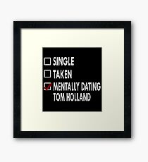 Dating Tom Holland Framed Print