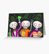 Halloween Happy Hour Greeting Card