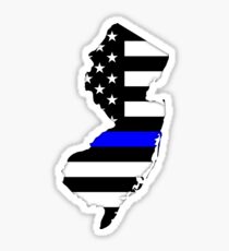 New Jersey — Thin Blue Line Sticker