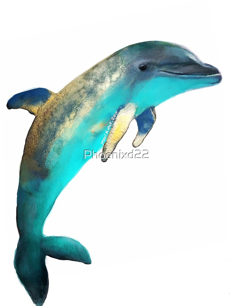"Message of the Golden Dolphin" by Phoenixd22 Redbubble